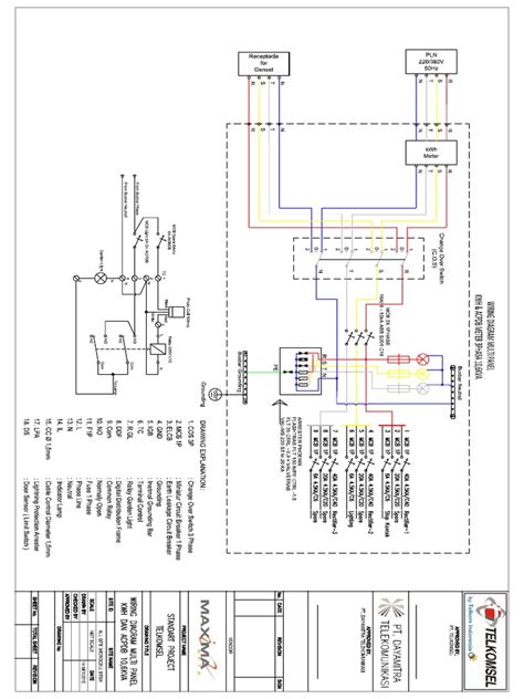 Wiring Diagram Multi Panel Kwh+Acpdb 10.6kVA Tsel .